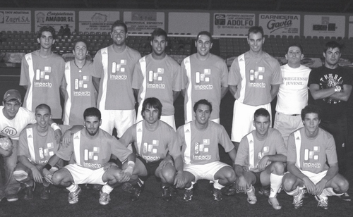 773-774. 150808. 81. Equipo del "Impacto", subcampeón de Fútbol-7. (Foto, Yepes).