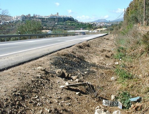 744. 010607. 10. Lugar del accidente con dos muertos en la A-339.