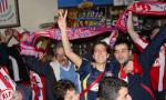 815. 150510. 45. Aficionados atléticos celebran el título Europa League.