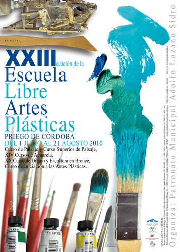 818. 010710. 57. Cartel XXIII Escuela Libre Artes Plásticas.