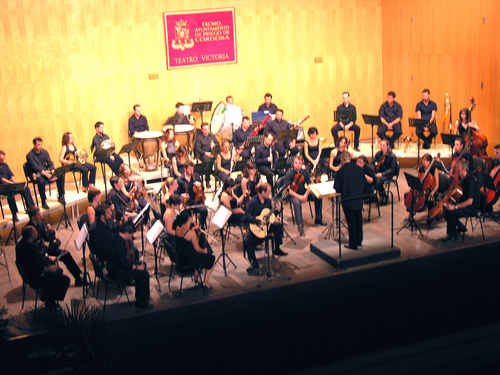 749-750. 150807.56. Orquesta sinfónica "Ciudad de Priego" en los Festivales.