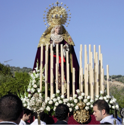 754. 011107. 53. Restaurada la Virgen de los Dolores Nazarena.