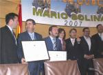 756. 011207. 13. Almazaras de la Subbética y Manuel Montes Marín premiados en el "Consejo Oleícola Internacional".