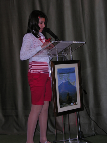 765. 150408. 40. Noemí Malagón, segundo premio en el "XXV Certamen Escolar Literario Ángel Carrillo".