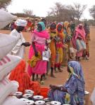 736. 010207. 37. Mujeres nativas del Sudán.