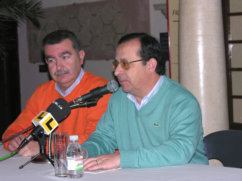737. 150207.  23. El alcalde Juan Carlos Pérez y el concejal de Cultural Miguel Forcada. (Foto, M. Pulido).