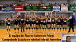 769. 150608. 01. Álvarez Cubero campeón de España en voleibol infantil femenino.