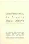 737. 150207.  28. Portada del libro Casa de temporada, de Niceto Alcalá-Zamora,  edición de José Alcalá-Zamora.