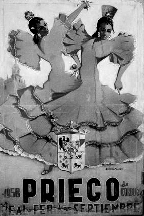 773-774. 150808. 36. Cartel de Feria del año 1958. (Archivo, E. Alcalá).
