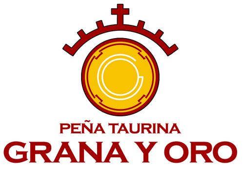 777. 151008. 52. Logotipo de la peña taurina "Grana y Oro".