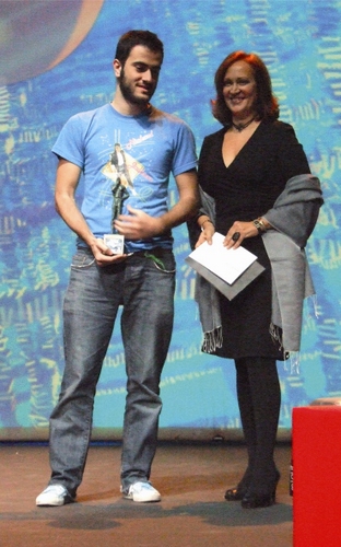779. 151108. 02. Rafa Toro, premio en Animacor 2008.