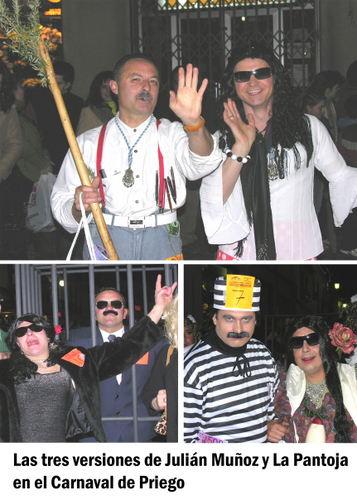 738. 010307. 35-36. Carnaval 2007. Tres versiones de Julián Muñoz y La Pantoja.