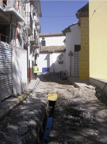790. 010509. 20. Obras de reforma en la calle Tercia. (Yepes y Guti).