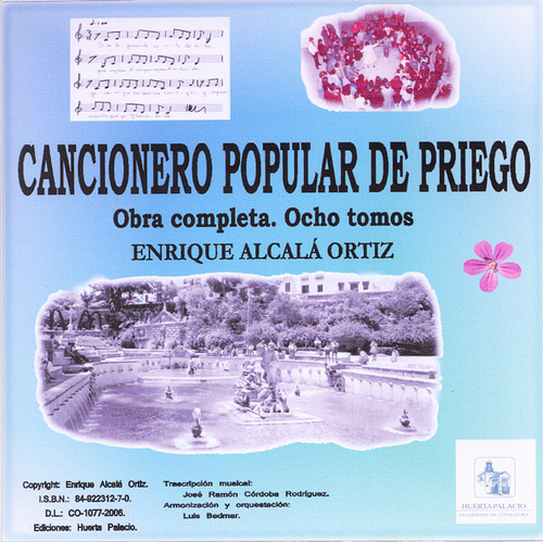 739-740. 150307. 44. Portada del CD Cancionero Popular de Priego, de Enrique Alcalá Ortiz.
