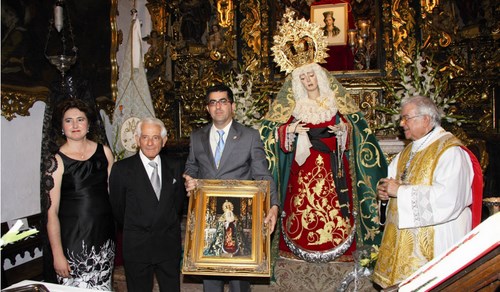 795. 150709. 41. Bendición de la imagen Virgen del Rosario. (A. Mérida).