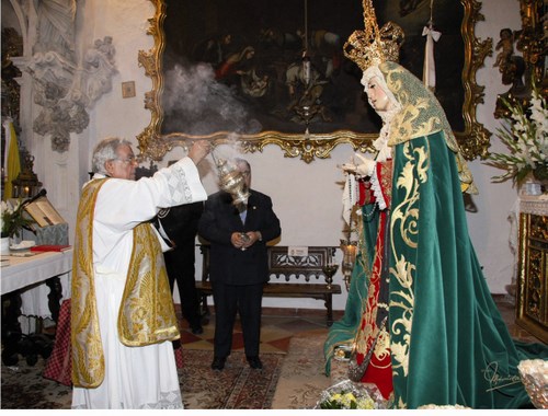 795. 150709. 43. Bendición de la imagen Virgen del Rosario. (A. Mérida).