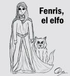 799. 150909. 55. Ilustración para "Fenris el elfo", de Carlos Valdivia.