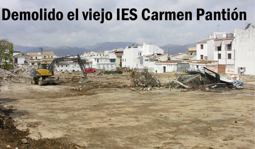 801. 151009. 02. Demolido el I.E.S. Carmen Pantión.