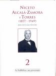 742. 010507.19. Portada del libro Niceto Alcalá-Zamora y Torres (1877-1949), de José L. Casas Sánchez.