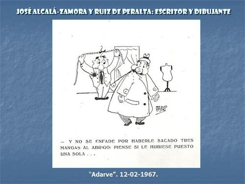 19.17.029. José Alcalá-Zamora y Ruiz de Peralta. Escritor y dibujante. (1924-1977).