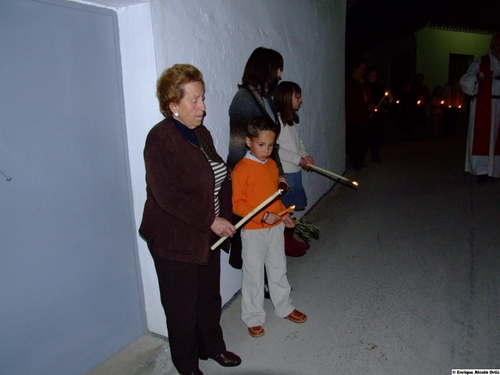 27.05.33. Las Lagunillas. Priego. Vía Crucis con Cristo. Domingo de Ramos, 2008.