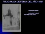 024. Programa de Feria del año 1924.