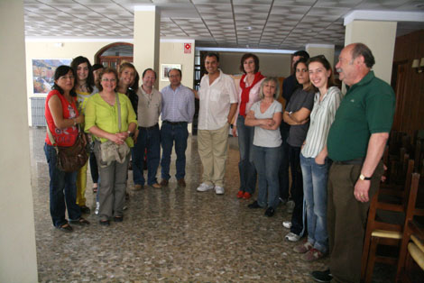 Participantes en las Jornadas de Acuarela